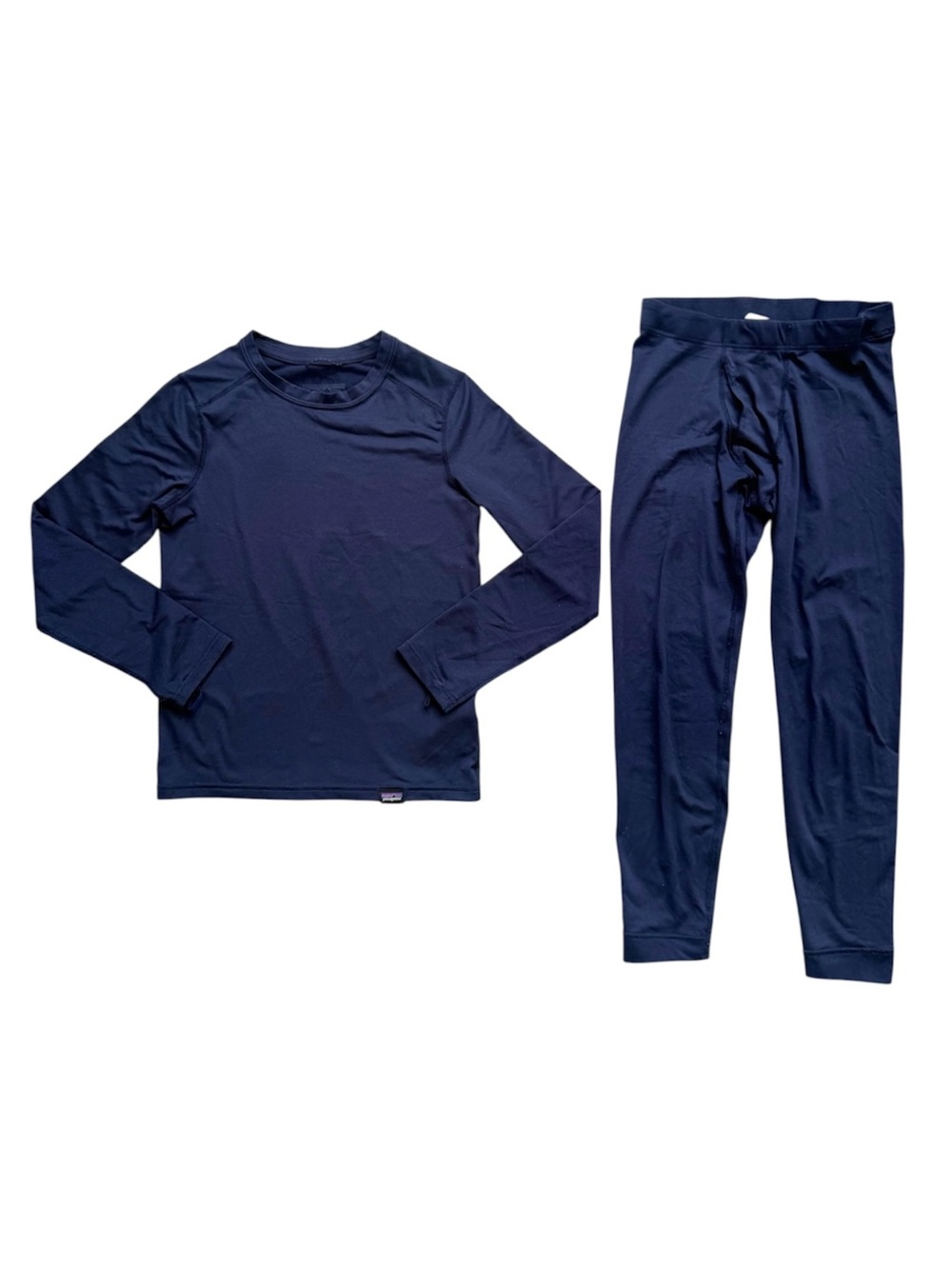 Patagonia Capilene Navy Baselayer Set size 7/8